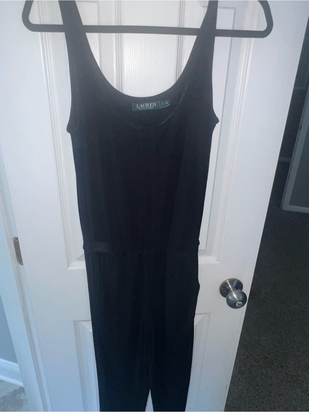 Ralph Lauren Black One-Shoulder Jumpsuit